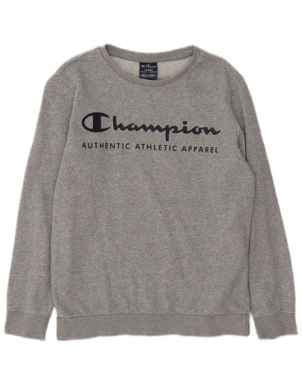 Champion Boys Graphic Sweatshirt džemper 11-12 godina velike sive fleke