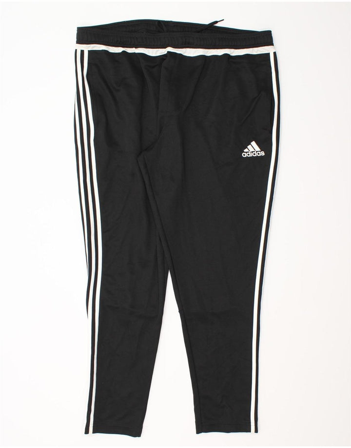 Adidas muške Climacool hlače za trenirku 2XL crni poliester