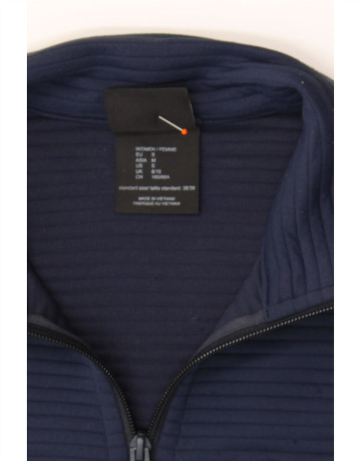 JACK WOLFSKIN Womens Tracksuit Top Jacket UK 8/10 Small Navy Blue Vintage Jack Wolfskin and Second-Hand Jack Wolfskin from Messina Hembry 