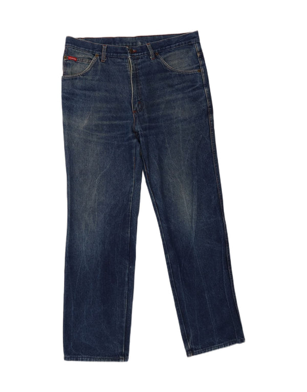 Carrera Mens 700 Straight Jeans W36 L30 Plavi pamuk