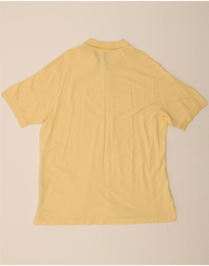 EDDIE BAUER Mens Polo Shirt XL Yellow Cotton Vintage Eddie Bauer and Second-Hand Eddie Bauer from Messina Hembry 