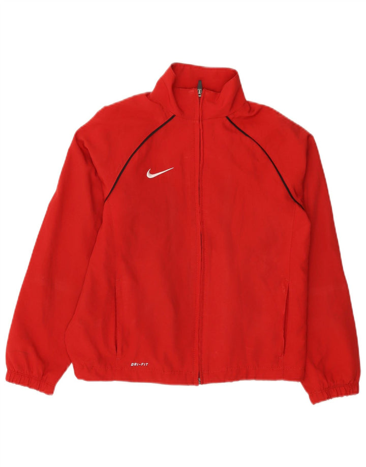 NIKE Boys Dri Fit Trenirka Gornja jakna 8-9 godina Mala crvena poliester
