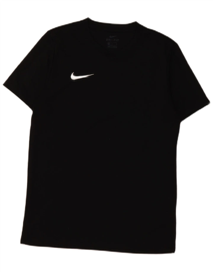 Nike Dri Fit majica kratkih rukava srednji crni poliester