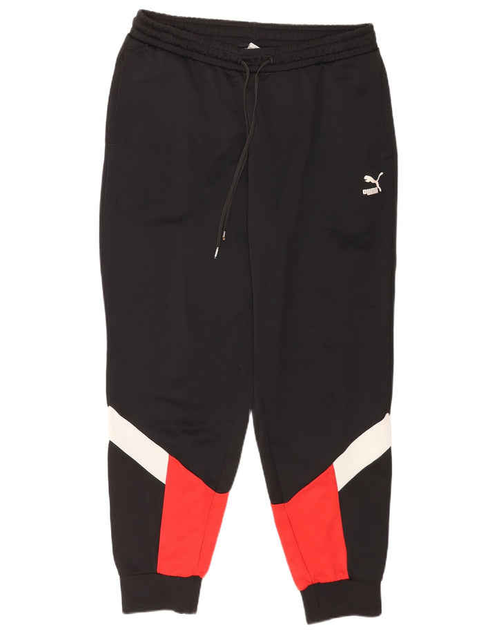 Puma muške trenirke Hlače Joggers Large Black Colourblock Poliester