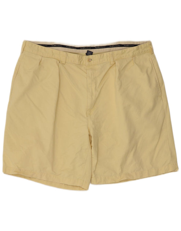 Polo Ralph Lauren muške kratke chino hlače s karicama W42 2XL žuti pamuk