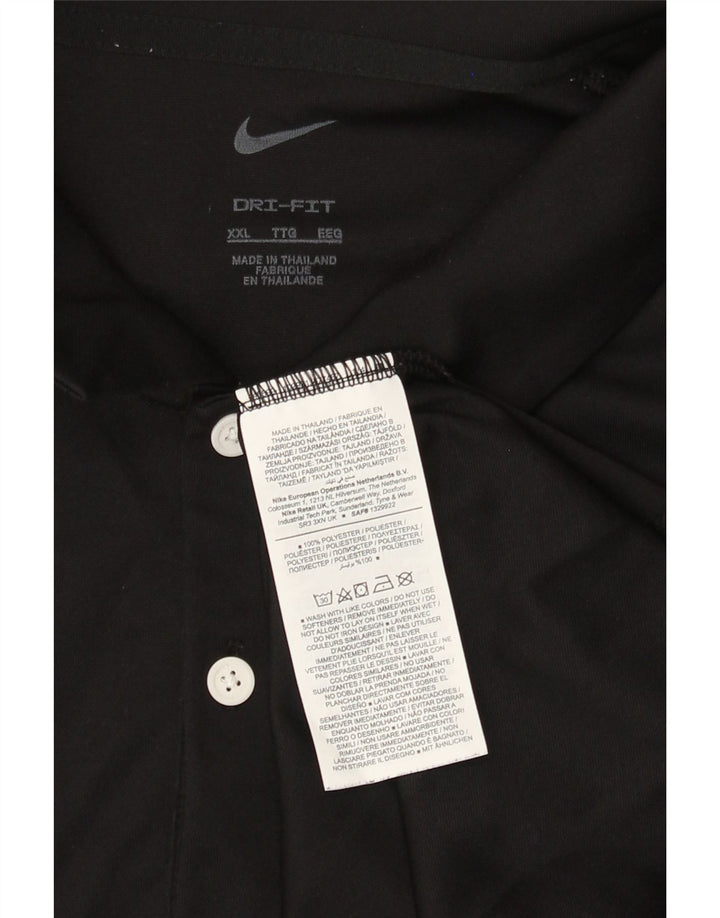 Nike muška polo majica 2XL crni poliester