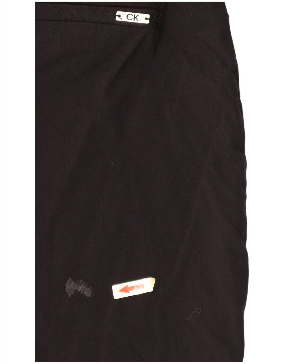 CALVIN KLEIN Ženske ležerne kratke hlače srednje veličine W30 od crne svile