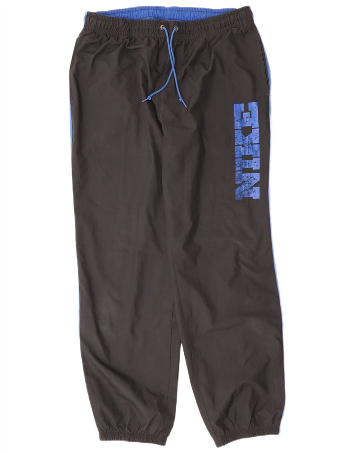 NIKE muške grafičke trenirke hlače Joggers XL siva boja