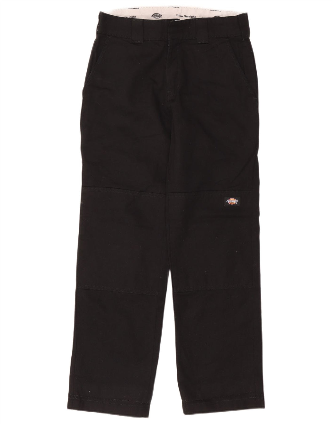 Dickies muške uske ravne kargo hlače W30 L30 crni poliester