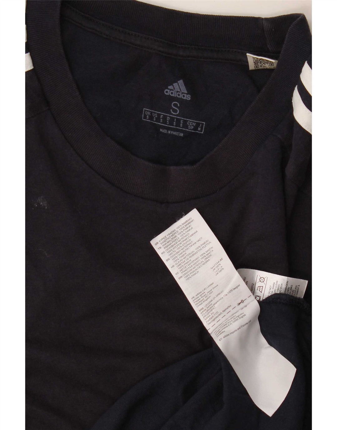 Adidas muška majica kratkih rukava mala tamnoplava pamuk