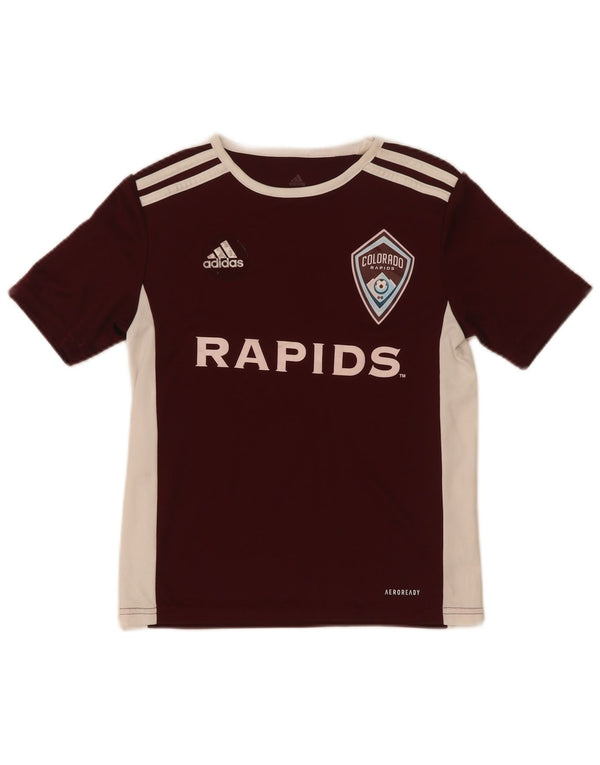 Majica kratkih rukava Adidas Boys Colorado Rapids Graphic T-Shirt 9-10 godina, kestenjasta
