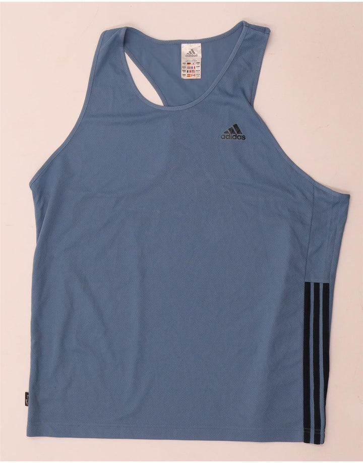 Adidas muški prsluk XL plavi poliester