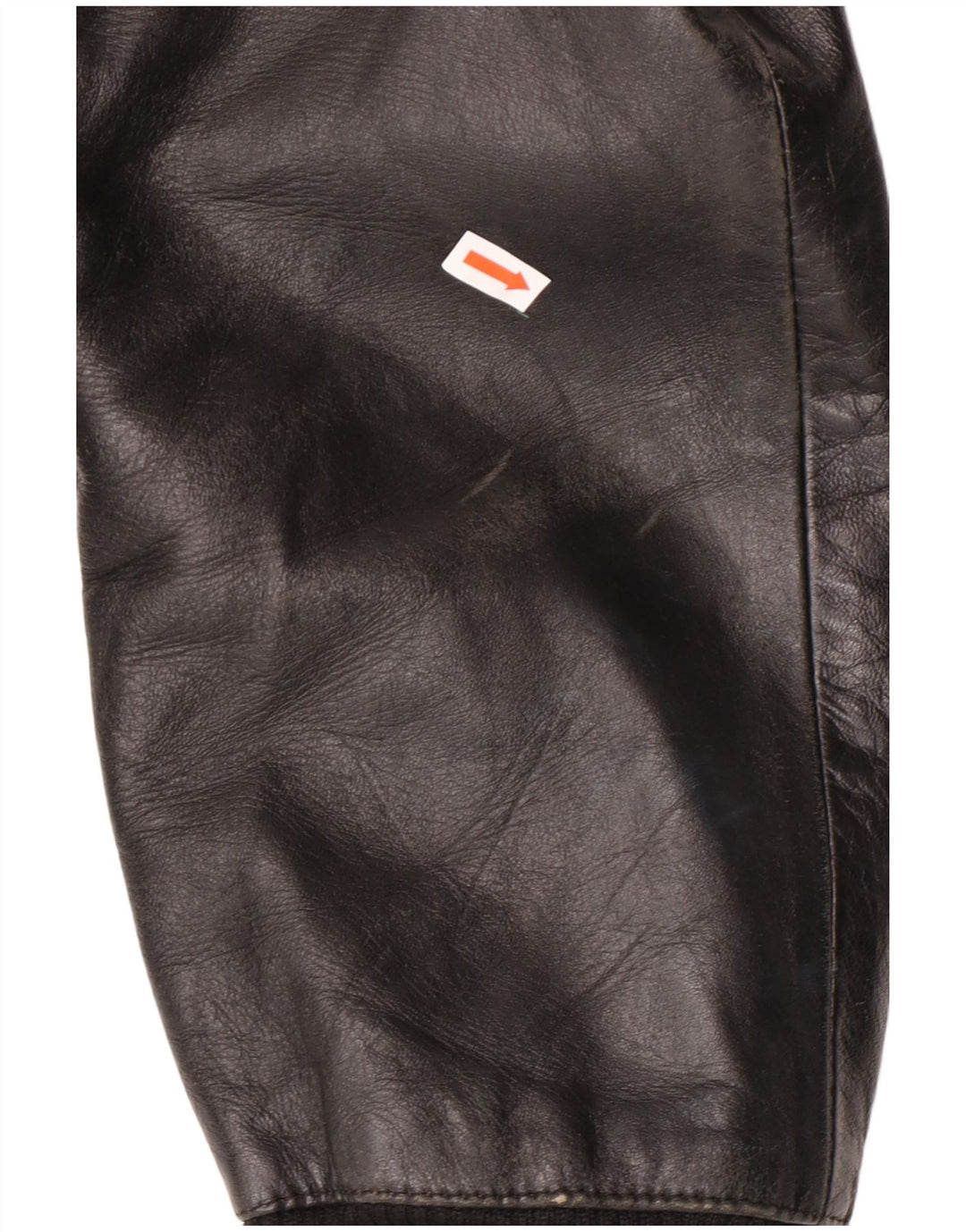 Vintage muška kožna jakna UK 38 srednje crna klasična