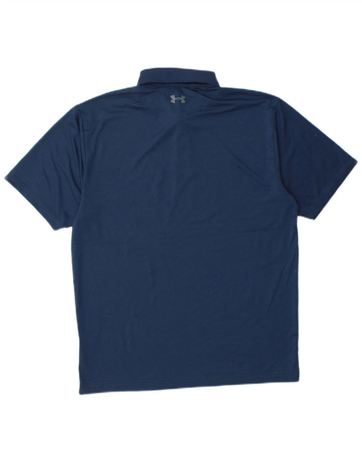 UNDER ARMOUR Muška polo majica Heat Gear Medium tamnoplavi poliester