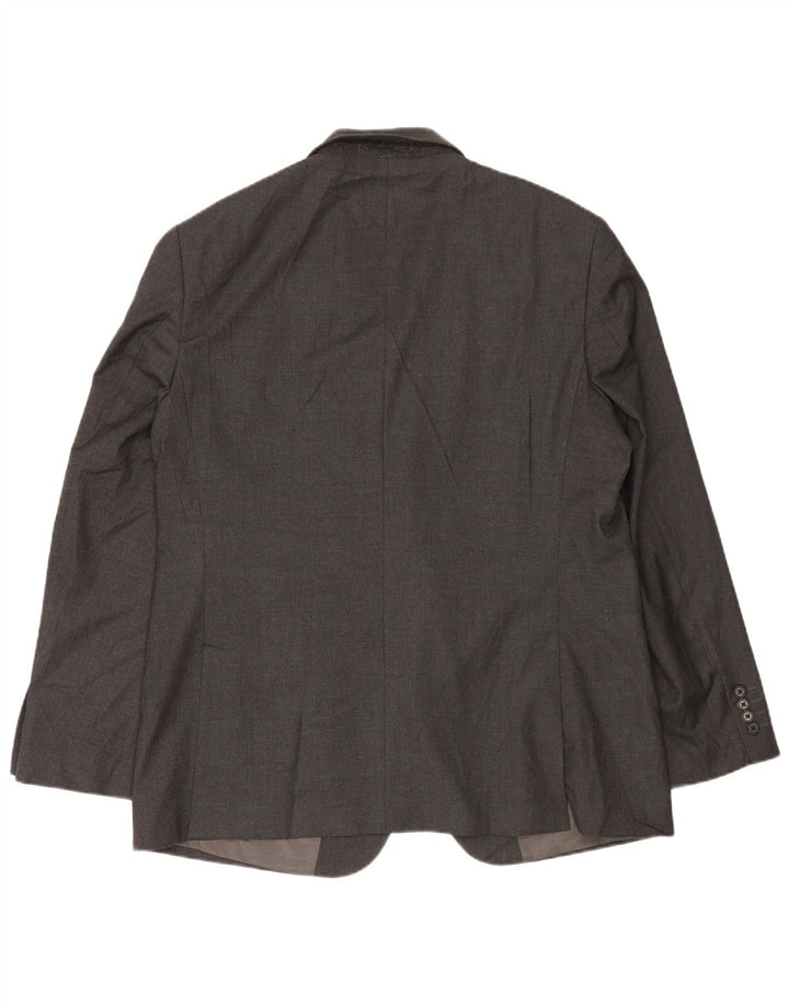 MARKS & SPENCER muška jakna sa 2 gumba UK 44 XL sivi poliester