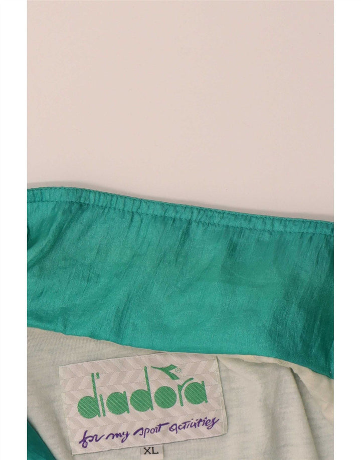 Diadora muška trenirka gornja jakna XL tirkizna poliamidna boja
