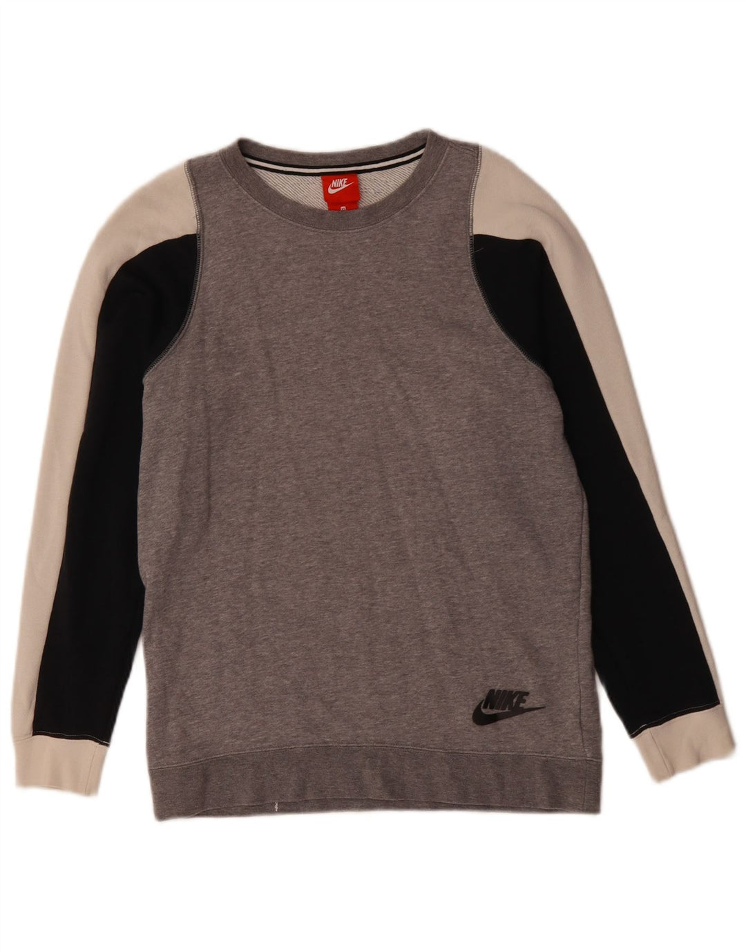Nike muški džemper XS sivi pamuk u boji