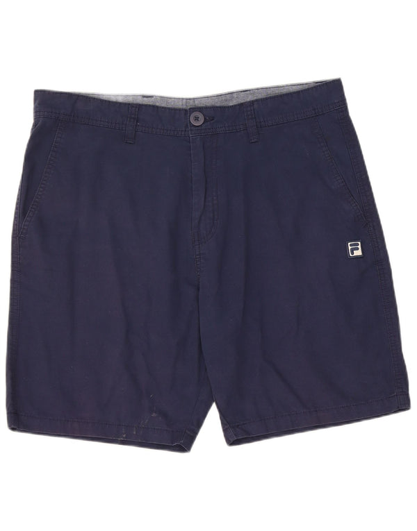 Fila Muške chino kratke hlače Large W34 tamnoplavi pamuk