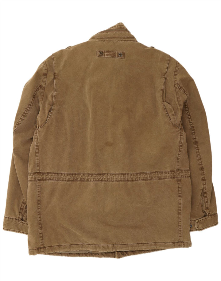Camel Active muška vojna jakna IT 56 3XL smeđi pamuk