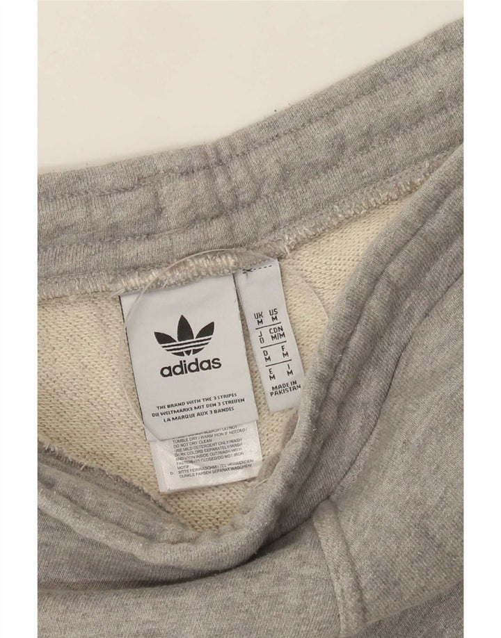 Adidas muške sportske kratke hlače srednje sive boje od pamuka