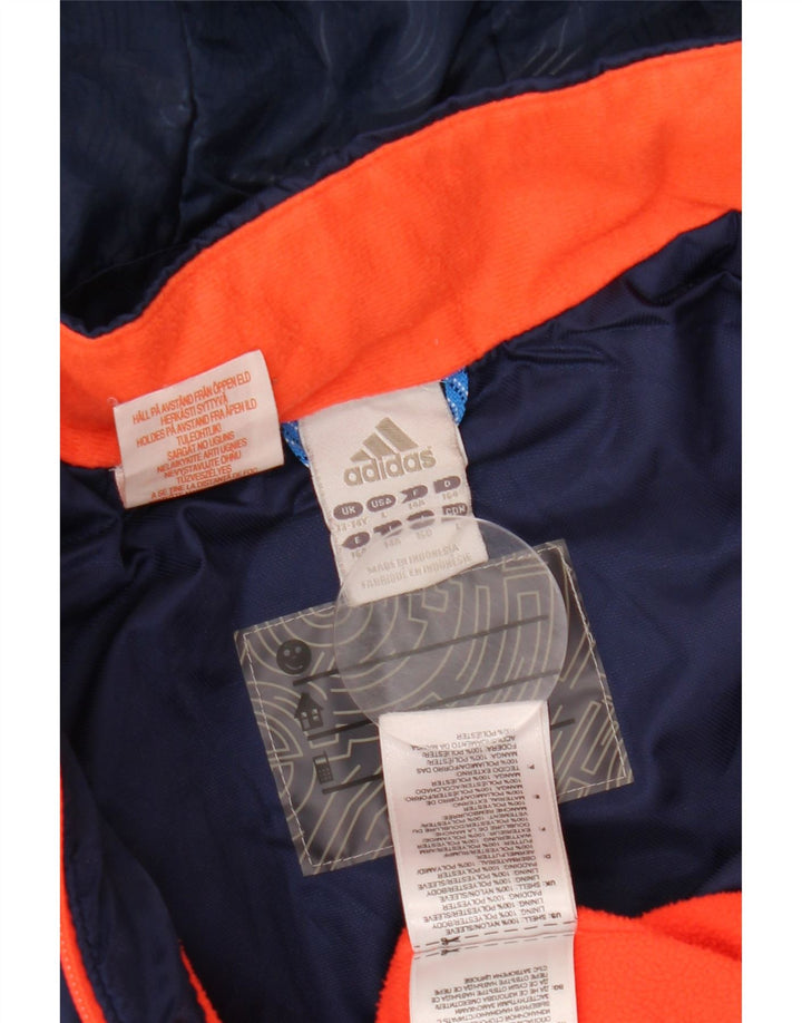 ADIDAS vjetrovka s kapuljačom za djevojčice 13-14 godina tamnoplava boja