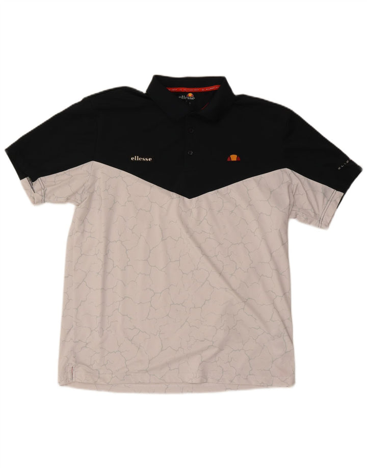 Muška polo majica Ellesse XL bijeli poliester u boji