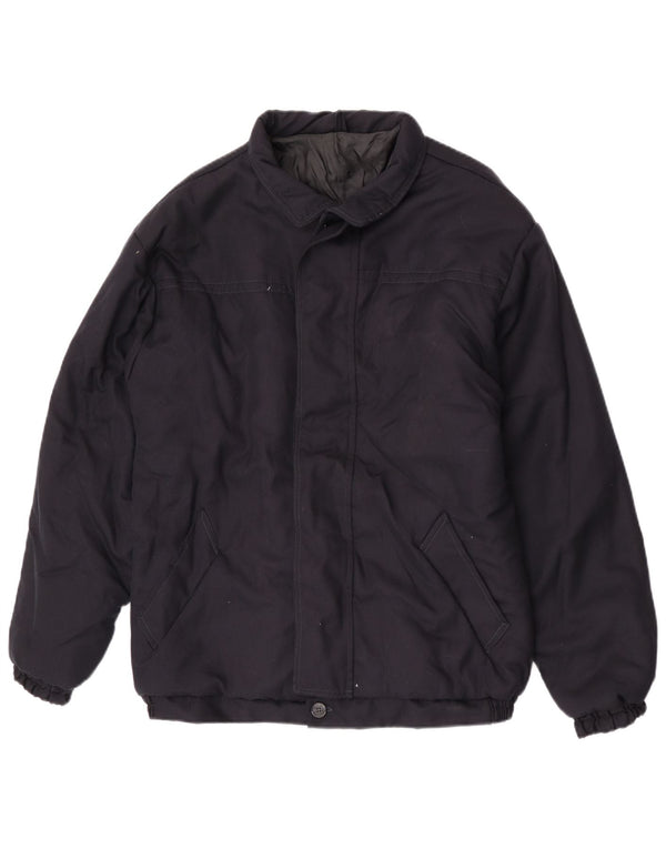 Vintage muška bomber jakna UK 42 XL tamnoplava