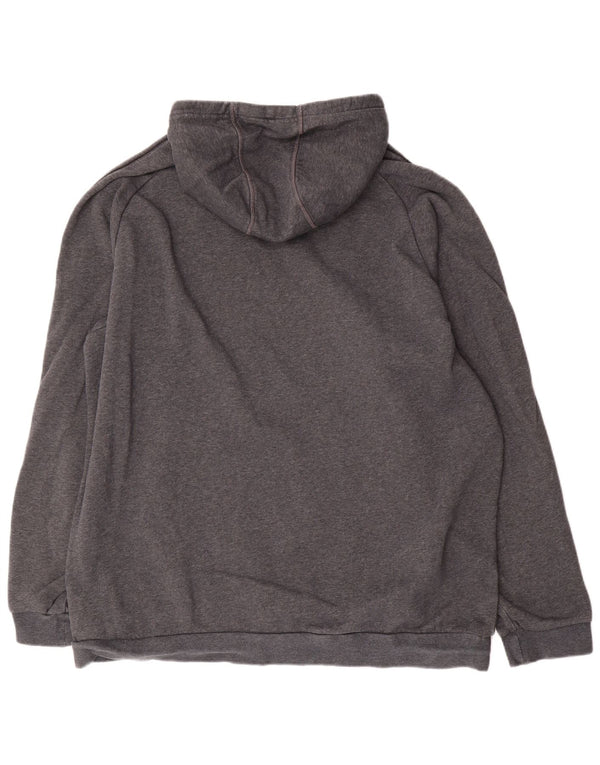 Adidas muška majica s kapuljačom 2XL sivi pamuk