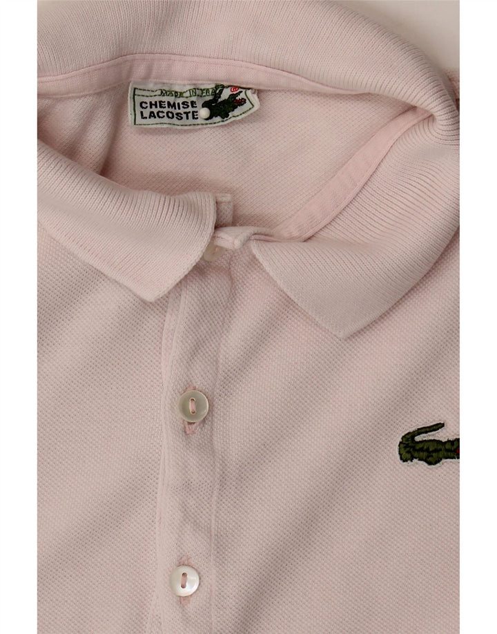 LACOSTE Womens Polo Shirt Size 42 Large Pink Cotton Vintage Lacoste and Second-Hand Lacoste from Messina Hembry 