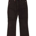 ZARA Womens Crop Bootcut Jeans EU 40 Medium W28 L25 Black
