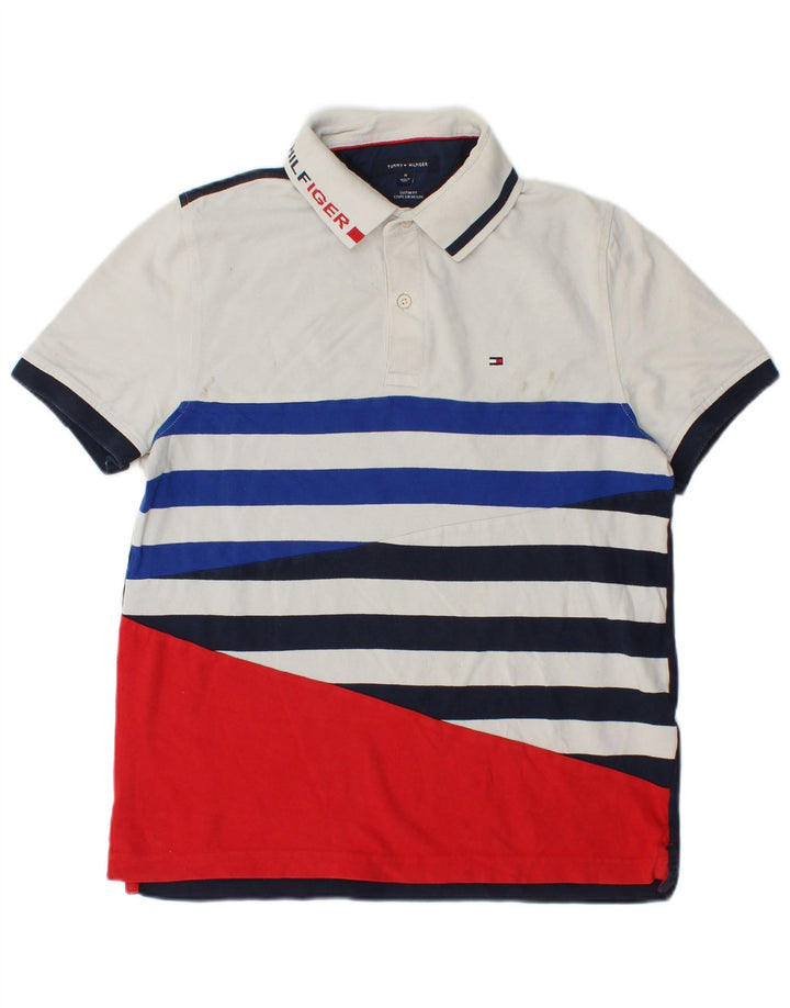 Tommy Hilfiger muška grafička polo majica srednje raznobojnih pruga