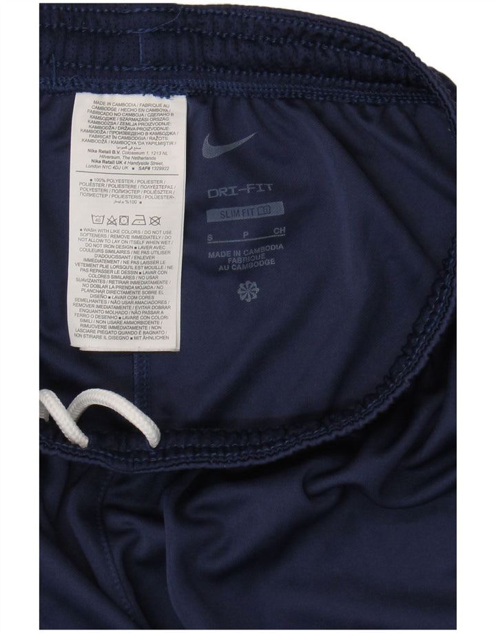 Male sportske kratke hlače Nike Dri Fit Slim Fit od tamnoplavog poliestera