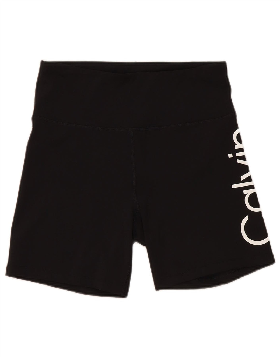 Calvin Klein Ženske kratke sportske hlače s grafičkim motivima UK 12 Srednji crni poliester
