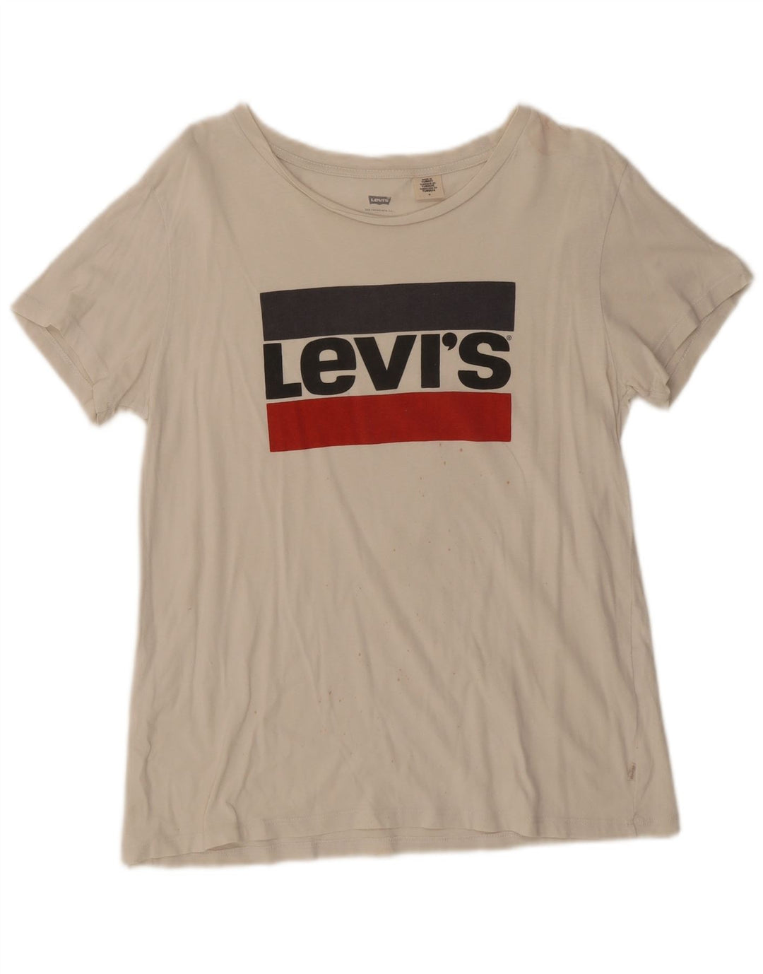 Levi's ženska majica kratkih rukava s grafičkim motivima UK 14 srednje bijela