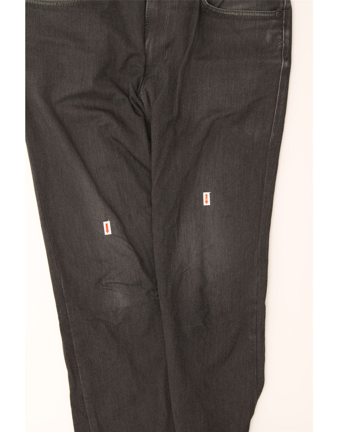TRUSSARDI Womens Straight Jeans W32 L31 Grey Vintage Trussardi and Second-Hand Trussardi from Messina Hembry 