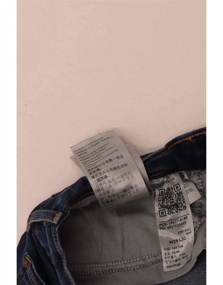 Levi's ženske 312 uske traperice W29 L32 tamnoplavi pamuk
