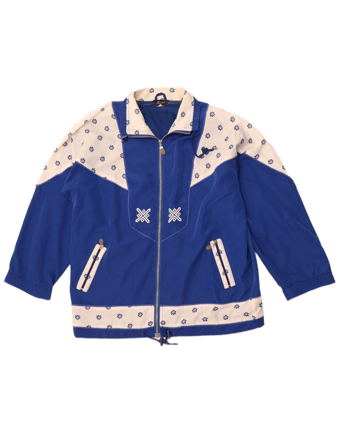 VINTAGE ženska gornja jakna od trenirke 2XL Retro u plavoj boji