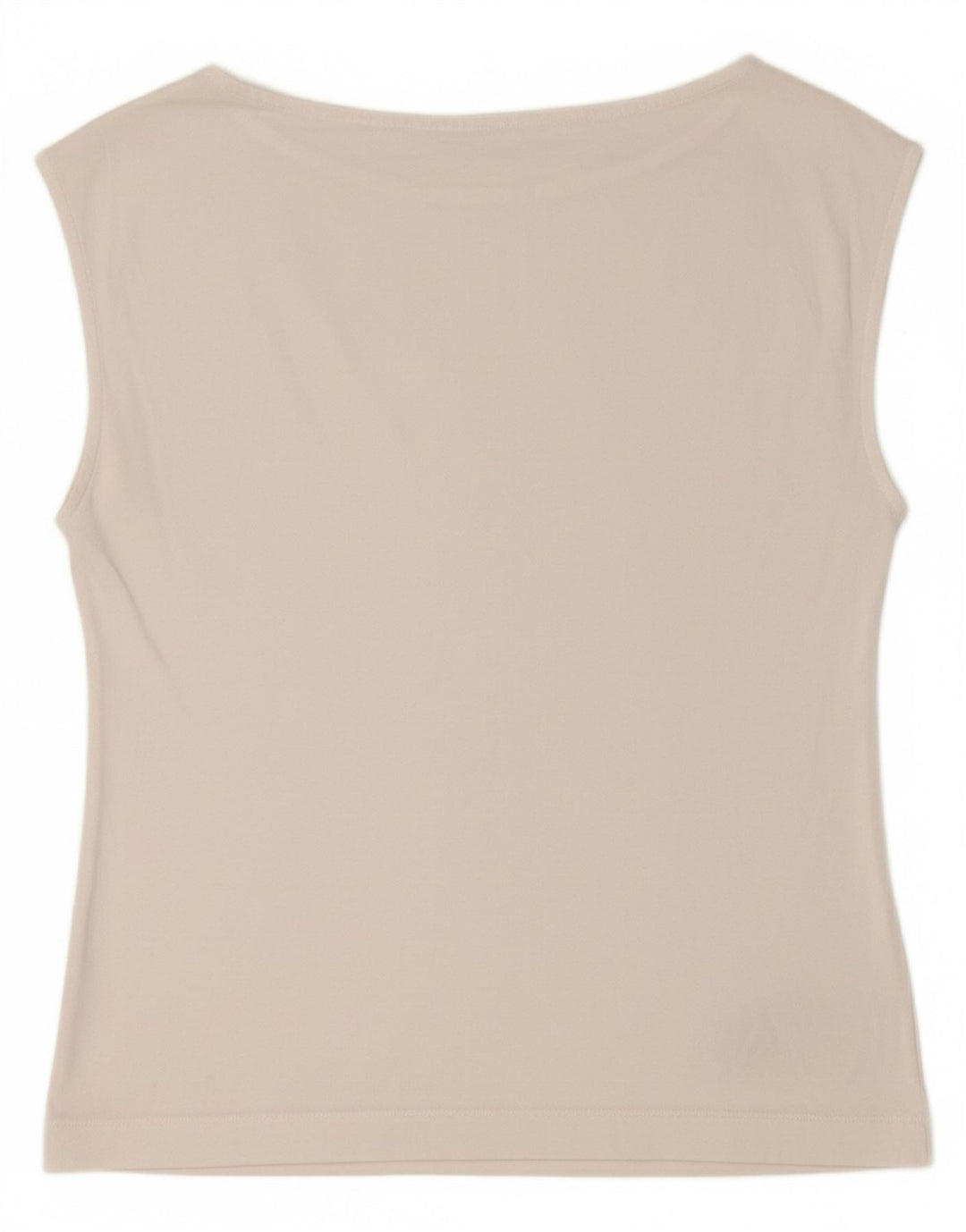 ESPRIT Womens Vest Top UK 16 Large Off White Cotton