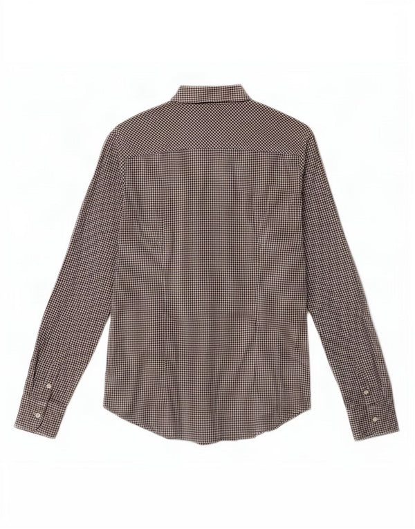 Tommy Hilfiger ženska rastezljiva košulja US 10 Large Black Gingham pamuk