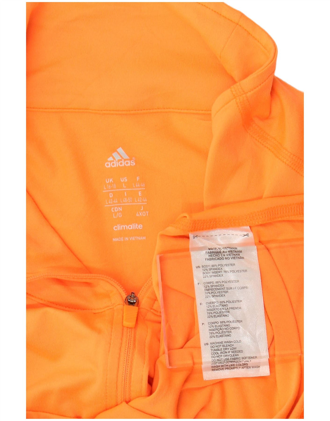 ADIDAS Ženska trenirka Climalite Top UK 16/18 Velika narančasta