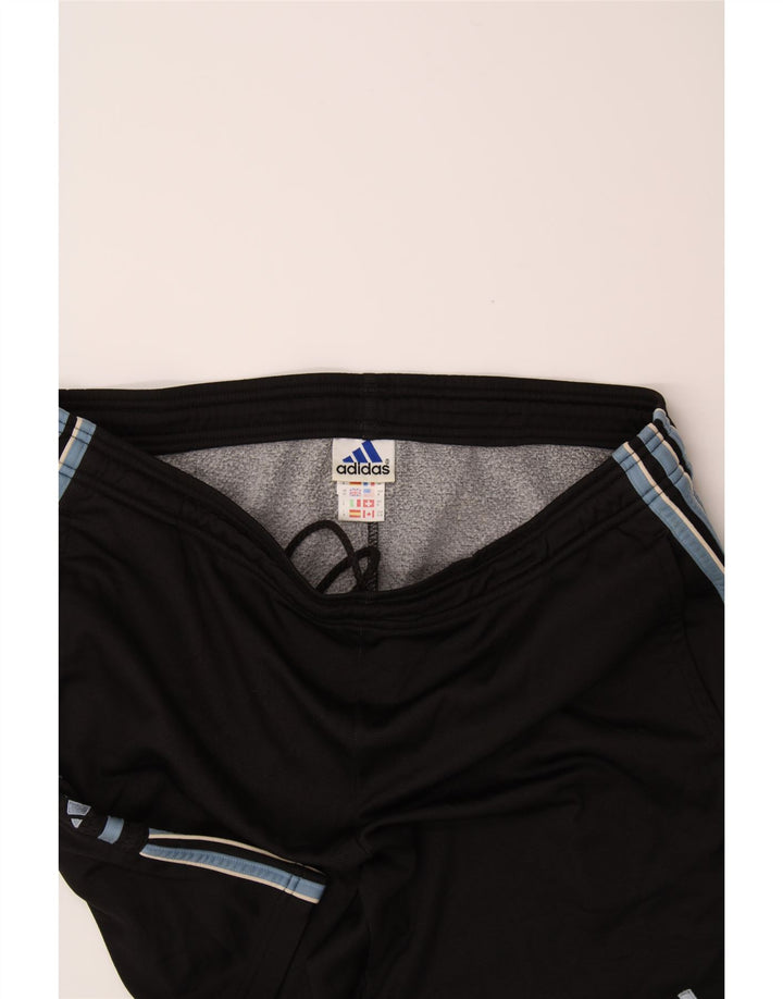 ADIDAS Mens Sport Shorts Large  Black Polyester Vintage Adidas and Second-Hand Adidas from Messina Hembry 