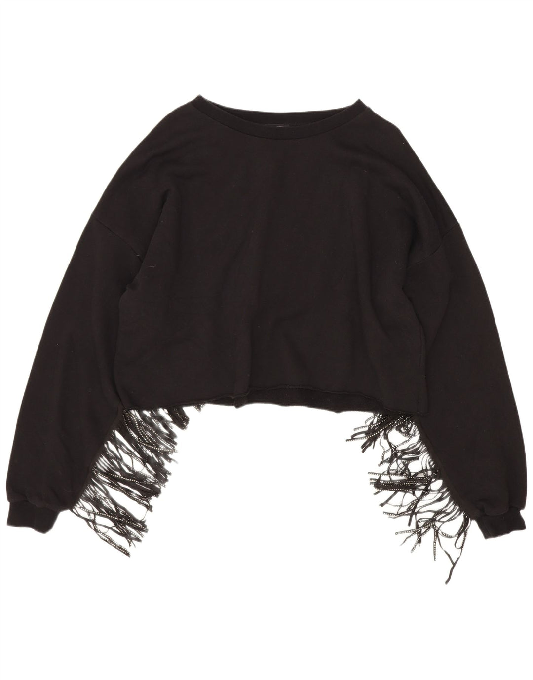 Zara ženski džemperi prekomjerne veličine UK 14 srednje crni pamuk