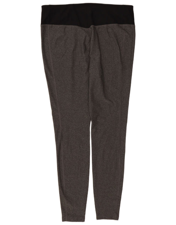 NIKE ženske tajice Dri Fit UK 18 XL sivi poliester