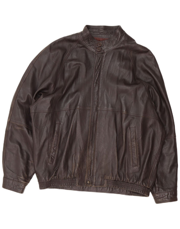 Vintage muška kožna jakna IT 62 4XL crna