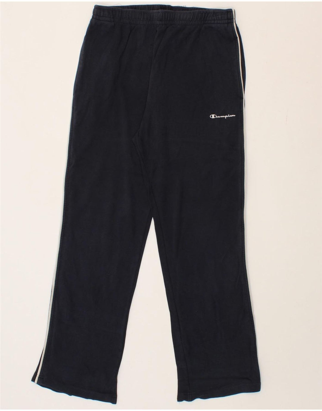 CHAMPION Mens Tracksuit Trousers Small  Navy Blue Cotton Vintage Champion and Second-Hand Champion from Messina Hembry 