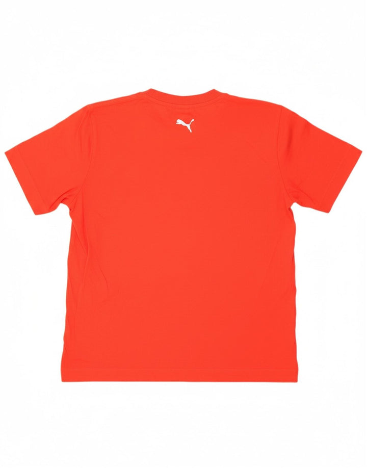 PUMA Mens Graphic T-Shirt Top Large Red Cotton