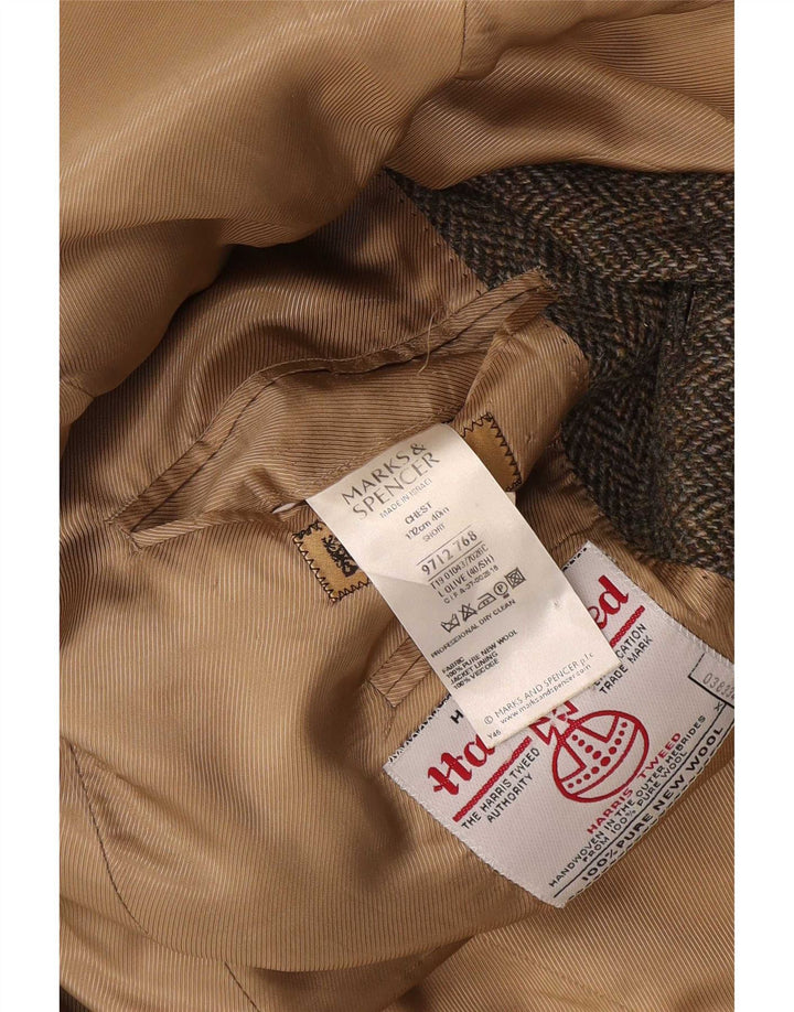 Marks & Spencer muška jakna Harris od tvida UK 40 Srednje zelena