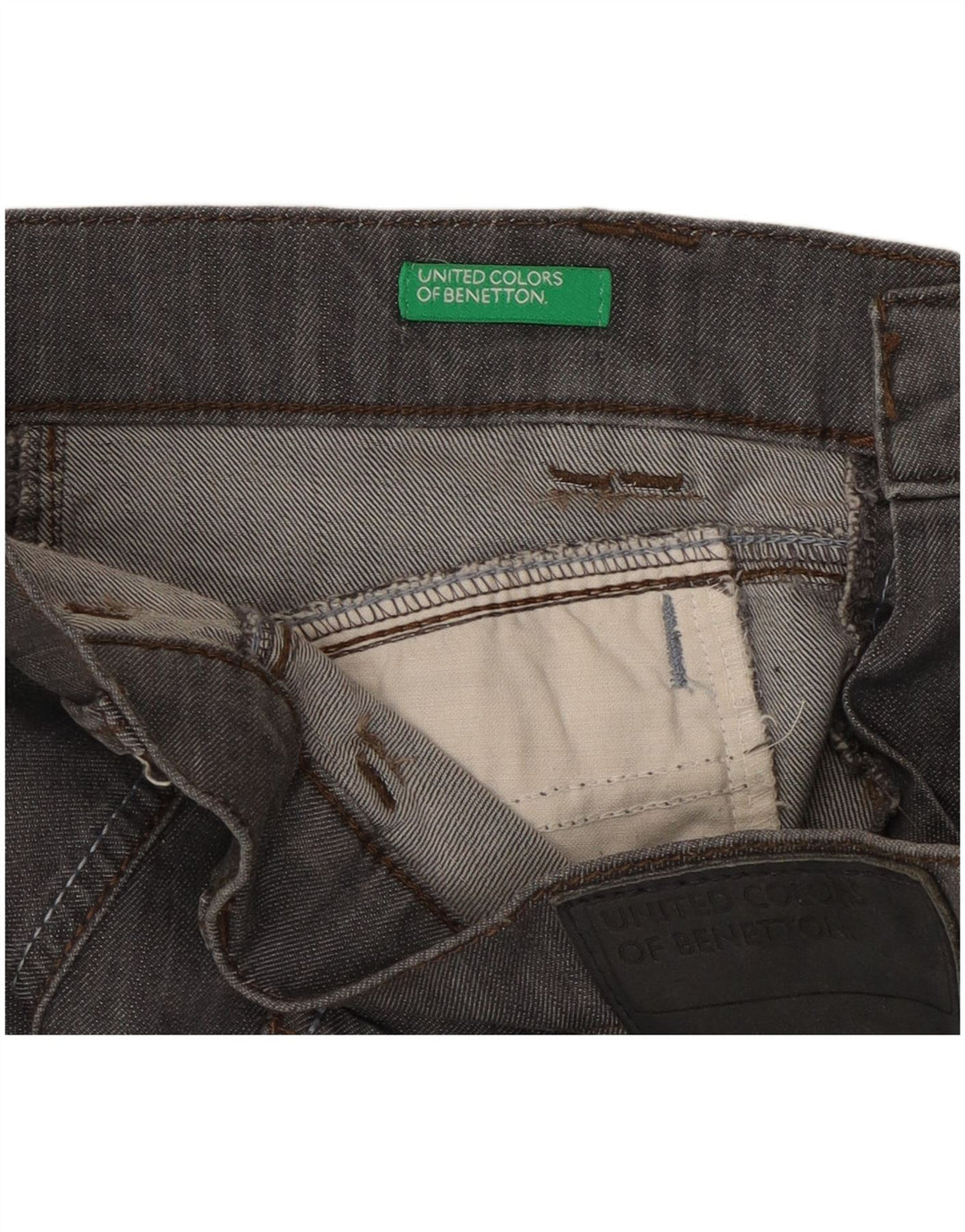 Benetton ženske kapri traperice W32 L21 sive