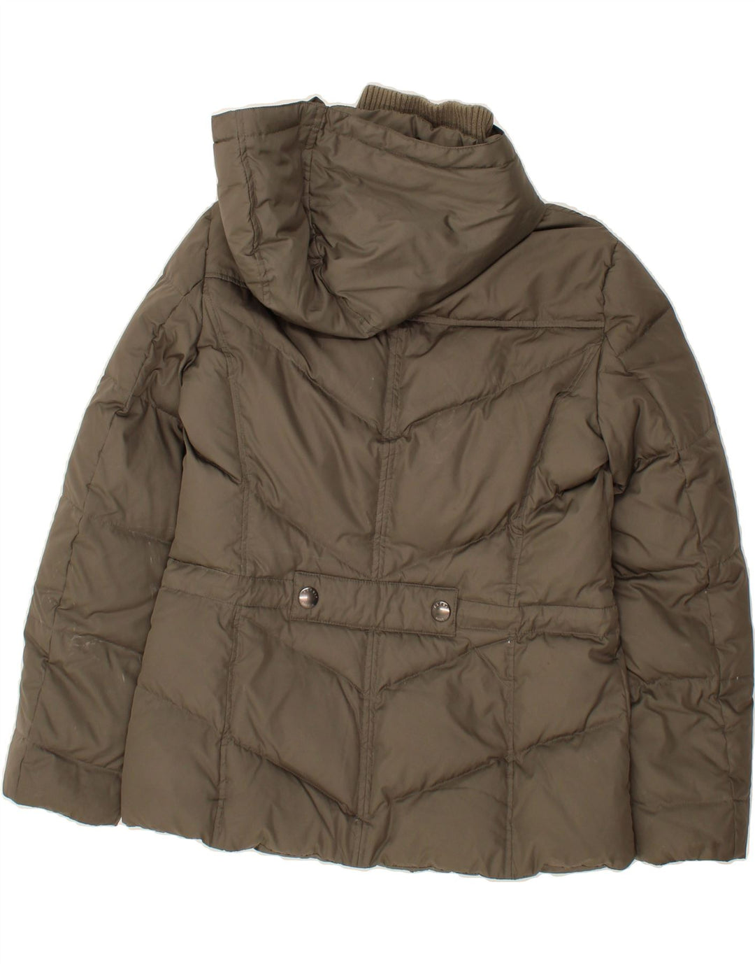 ESPRIT Womens Hooded Padded Jacket UK 14 Medium  Grey Polyester Vintage Esprit and Second-Hand Esprit from Messina Hembry 