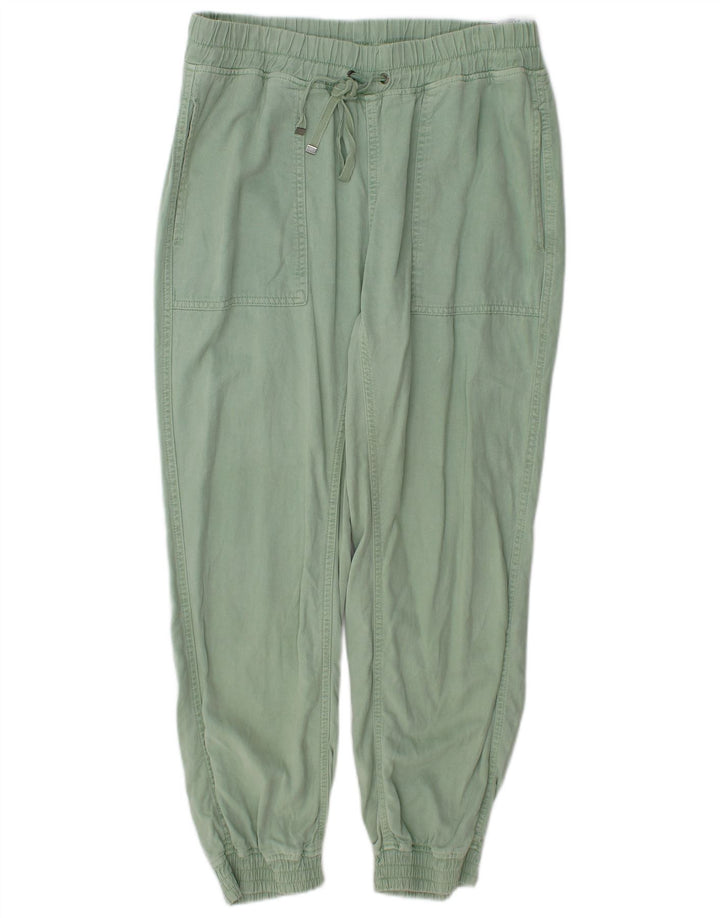 Zara ženske jogger hlače srednje veličine W28 L27 zeleni liocel